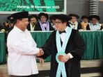 Menhan Prabowo Hadiri Pengukuhan Guru Besar Kehormatan Universitas Islam Malang