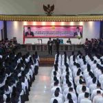 Pemerintah Kota Tanjungpinang melantik delapan Calon Pegawai Negeri Sipil (CPNS) dan 517 Pegawai Pemerintah dengan Perjanjian Kerja (PPPK) tahap I di Gedung Wanita Tun Fatimah, Senggarang, Kamis (19/6).