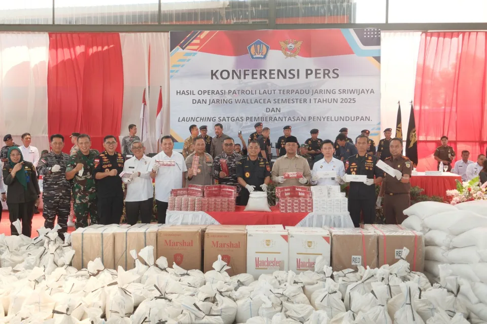 Direktorat Jenderal Bea dan Cukai resmi menutup Operasi Patroli Laut Terpadu Semester I Tahun 2025