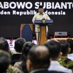 Presiden Prabowo Subianto menyampaikan sambutannya pada Kongres Partai Solidaritas Indonesia (PSI) 2025 yang digelar Minggu, 20 Juli 2025 di Edutorium Universitas Muhammadiyah Surakarta, Kota Surakarta, Provinsi Jawa Tengah. (Foto: BPMI Setpres) Read more: https://setkab.go.id/cadangan-beras-capai-42-juta-ton-presiden-prabowo-tegaskan-komitmen-jaga-kedaulatan-pangan/