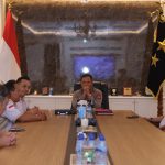Kapolda Kepulauan Riau Irjen. Pol. Asep Safrudin, S.I.K., M.H. menerima audiensi dari pengurus Gerakan Masyarakat Sanathana Dharma Nusantara