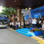 Jenderal Polisi Drs. Listyo Sigit Prabowo melepas keberangkatan 1.575 buruh ke tempat kerja barunya.