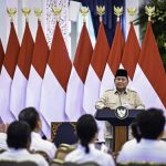 Presiden Prabowo Subianto secara resmi meluncurkan logo dan tema peringatan Hari Ulang Tahun ke-80 Kemerdekaan Republik Indonesia (RI) di Istana Negara, Jakarta, pada Rabu, 23 Juli 2025. (Foto: BPMI Setpres) Read more: https://setkab.go.id/luncurkan-logo-dan-tema-hut-ke-80-ri-presiden-prabowo-ajak-masyarakat-rayakan-dengan-semangat-dan-kebersamaan/