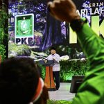 Presiden Prabowo Subianto menghadiri Peringatan Hari Lahir ke-27 Partai Kebangkitan Bangsa (PKB) yang diselenggarakan di Jakarta Convention Center (JCC), Jakarta, pada Rabu, 23 Juli 2025. (Foto: BPMI Setpres)