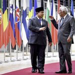 Presiden Republik Indonesia, Prabowo Subianto, melakukan pertemuan bilateral dengan Presiden Dewan Eropa, António Costa, pada Minggu, 13 Juli 2025, di Gedung Europa, Brussel, Belgia. (Foto: BPMI Setpres) Read more: https://setkab.go.id/bertemu-presiden-dewan-eropa-presiden-prabowo-ieu-cepa-menjadi-sejarah-baru-hubungan-strategis-indonesia-eropa/