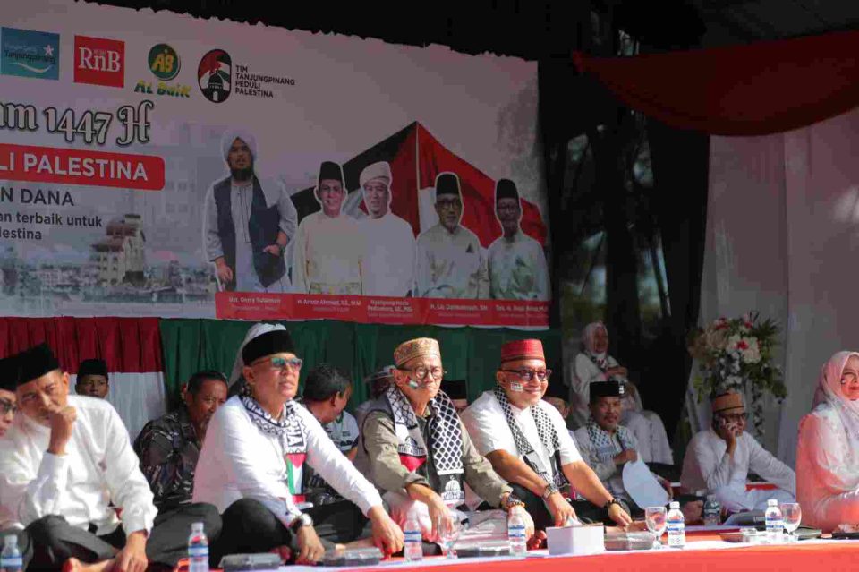 Wali Kota Tanjungpinang, Lis Darmansyah, mengajak masyarakat menjadikan momen tahun baru Islam ini sebagai bentuk solidaritas terhadap Palestina.
