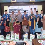 Launching penyaluran perdana ini digelar di Aula Kantor Dinas Sosial Tanjungpinang, Kamis (17/7).