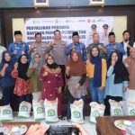 Launching penyaluran perdana ini digelar di Aula Kantor Dinas Sosial Tanjungpinang, Kamis (17/7).